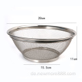 Edelstahl Colander Kitchen Food Sieb Korb Korb